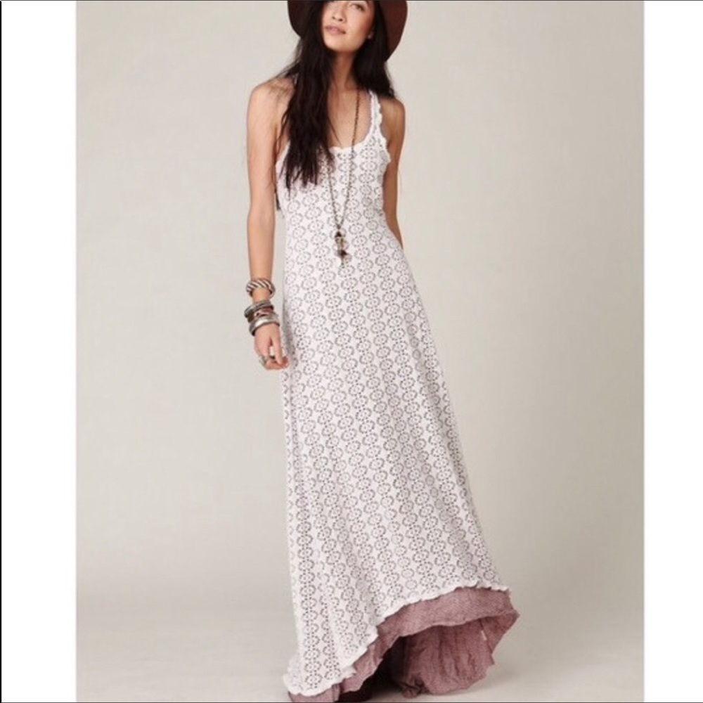 Free People beach maxi dress XS